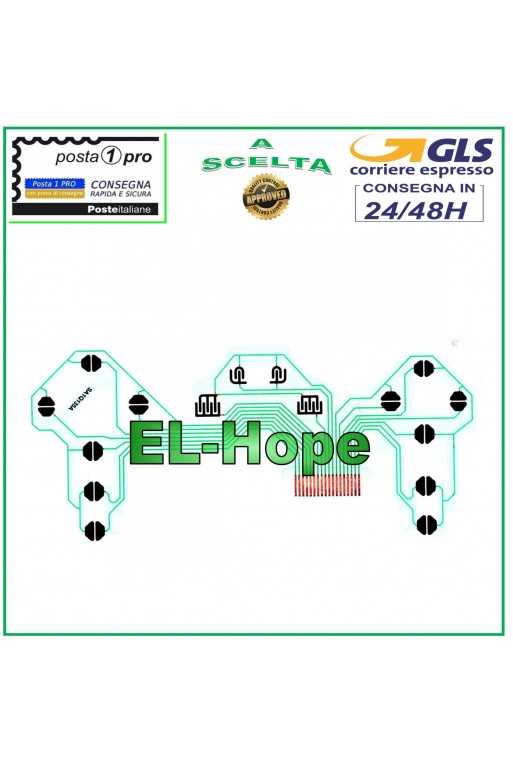 FLAT FLEX CIRCUITO TASTIERA SA1Q135A PER CONTROLLER JOYSTICK PLAYSTATION 3 PS3 FLAT FLEX CIRCUITO TASTIERA SA1Q135A PER CONTROLLER JOYSTICK PLAYSTATION 3 PS3