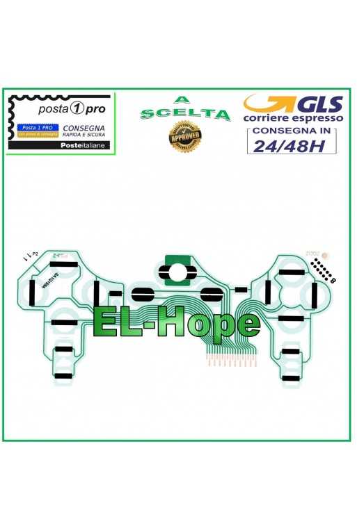 FLAT FLEX CIRCUITO TASTIERA SA1Q159A PER CONTROLLER JOYSTICK PLAYSTATION 3 PS3 FLAT FLEX CIRCUITO TASTIERA SA1Q159A PER CONTROLLER JOYSTICK PLAYSTATION 3 PS3
