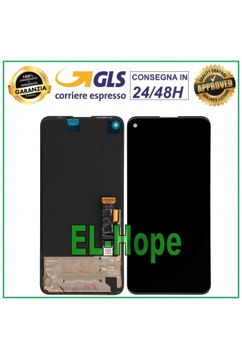DISPLAY LCD OLED PER GOOGLE PIXEL 4a 5G GD1YQ G025I TOUCH SCREEN SCHERMO VETRO