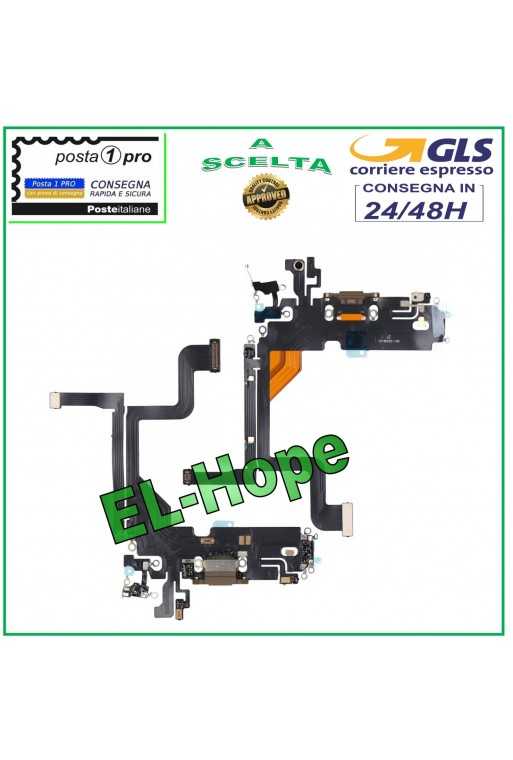 CONNETTORE RICARICA APPLE iPhone 13 PRO FLAT FLEX MICROFONO DI CARICA ORO GOLD CONNETTORE RICARICA APPLE iPhone 13 PRO FLAT FLEX MICROFONO DI CARICA ORO GOLD