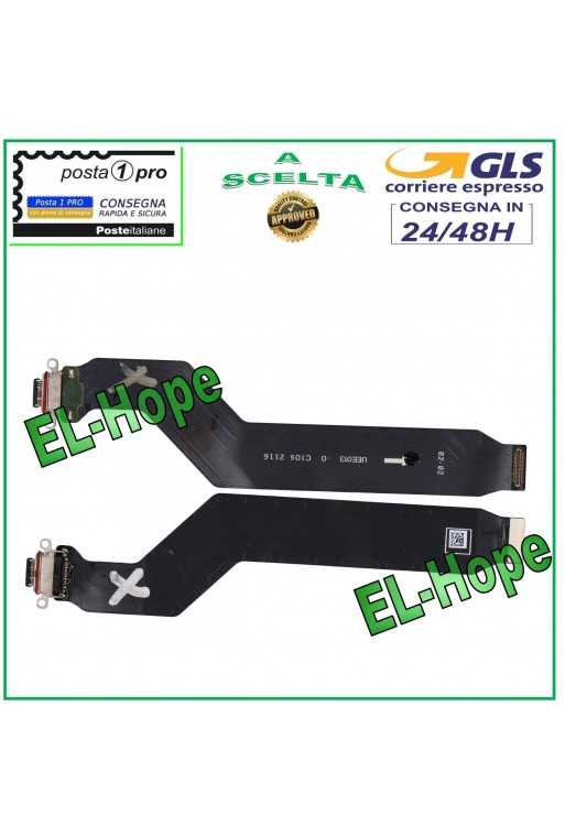 FLAT FLEX CONNETTORE RICARICA ONEPLUS 9R LE2101 DOCK DI CARICA USB TYPE C FLAT FLEX CONNETTORE RICARICA ONEPLUS 9R LE2101 DOCK DI CARICA USB TYPE C