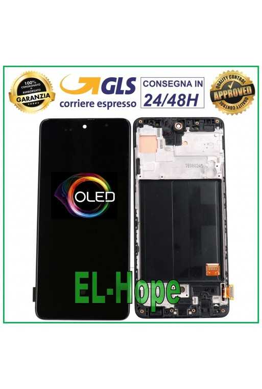 DISPLAY LCD OLED + FRAME PER SAMSUNG GALAXY A51 SM A515 A515F TOUCH SCREEN VETRO DISPLAY LCD OLED + FRAME PER SAMSUNG GALAXY A51 SM A515 A515F TOUCH SCREEN VETRO
