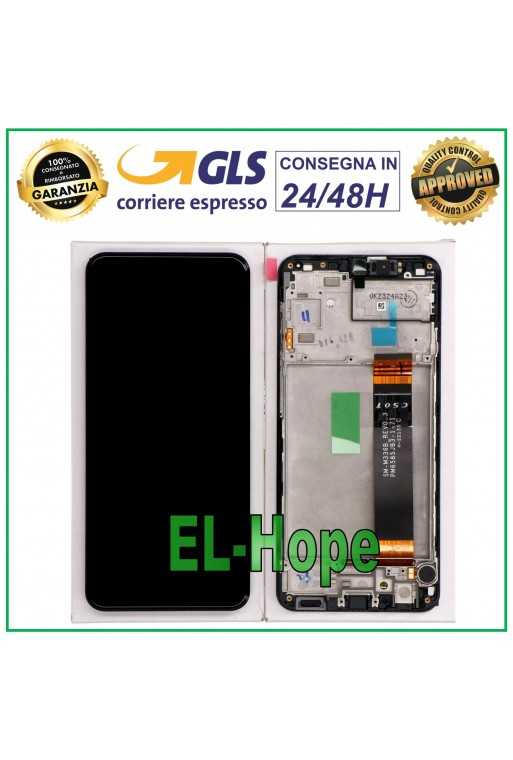 DISPLAY LCD ORIGINALE FRAME SAMSUNG GALAXY A23 4G 2022 SM-A235 TOUCH SCREEN NERO DISPLAY LCD ORIGINALE FRAME SAMSUNG GALAXY A23 4G 2022 SM-A235 TOUCH SCREEN NERO