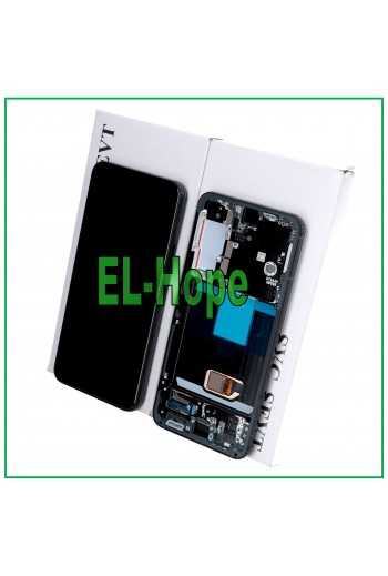 DISPLAY LCD + FRAME ORIGINALE SAMSUNG GALAXY S22 2022 SM-S901 TOUCH SCREEN GRAY