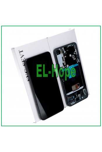 DISPLAY LCD + FRAME ORIGINALE SAMSUNG GALAXY S22 2022 SM-S901 TOUCH SCREEN GRAY