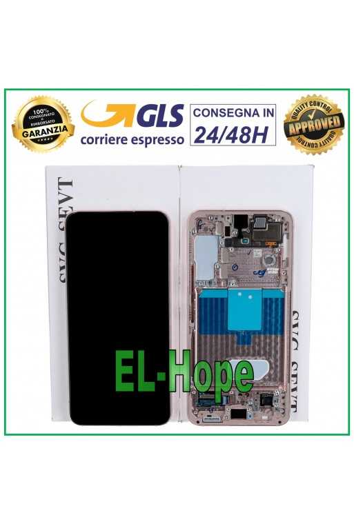 DISPLAY LCD ORIGINALE SAMSUNG GALAXY S22 2022 SM-S901 TOUCH ROSA ORO / PINK GOLD DISPLAY LCD ORIGINALE SAMSUNG GALAXY S22 2022 SM-S901 TOUCH ROSA ORO / PINK GOLD