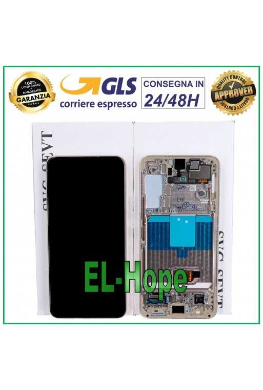 DISPLAY LCD + FRAME ORIGINALE SAMSUNG GALAXY S22 2022 SM-S901 TOUCH VIOLET VIOLA DISPLAY LCD + FRAME ORIGINALE SAMSUNG GALAXY S22 2022 SM-S901 TOUCH VIOLET VIOLA