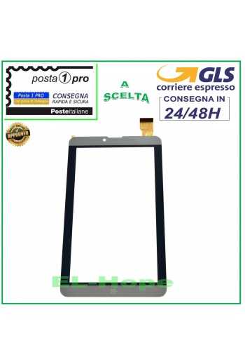 TOUCH SCREEN VETRO MEDIACOM SmartPad i2 7 M-SP7I2AC M-SP7I2A ORIGINALE GRIGIO