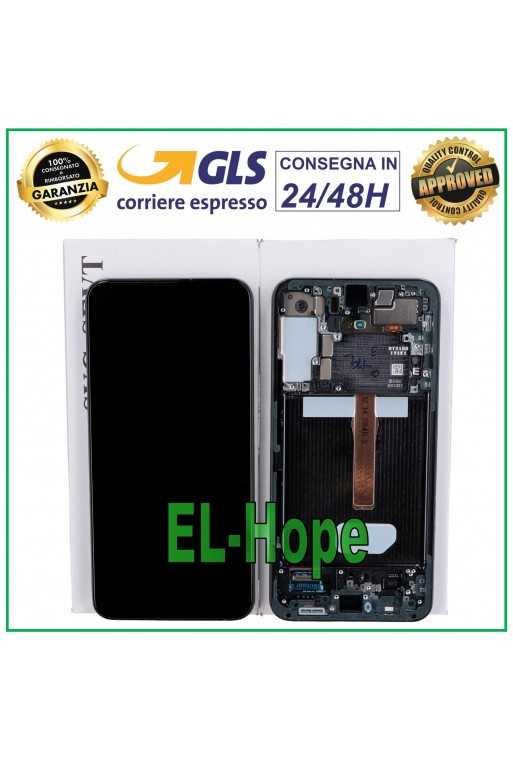 DISPLAY LCD + FRAME ORIGINALE SAMSUNG GALAXY S22+ PLUS 2022 SM-S906 TOUCH NERO DISPLAY LCD + FRAME ORIGINALE SAMSUNG GALAXY S22+ PLUS 2022 SM-S906 TOUCH NERO