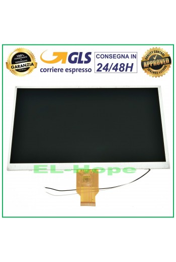 DISPLAY LCD MEDIACOM 1S2A3G SMARTPAD M-MP1S2A3G ORIGINALE SCHERMO MONITOR 10,1