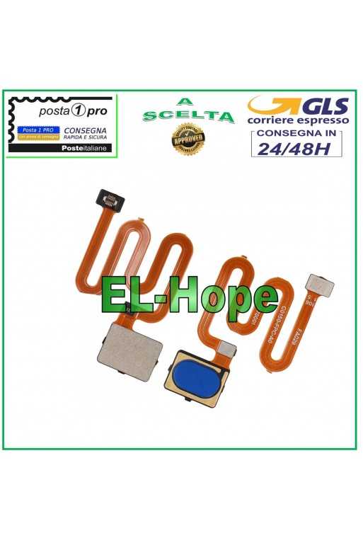 FLAT FLEX TASTO IMPRONTA DIGITALE FINGERPRINT PER OPPO A9 2020 / A5 2020 BLU FLAT FLEX TASTO IMPRONTA DIGITALE FINGERPRINT PER OPPO A9 2020 / A5 2020 BLU