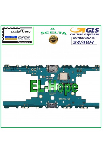 CONNETTORE RICARICA SAMSUNG GALAXY SM-T976B TAB S7+ 5G 12.4 PCB DOCK DI CARICA