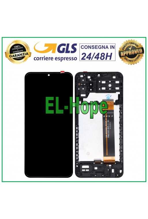 DISPLAY LCD + TOUCH SCREEN FRAME PER SAMSUNG GALAXY A13 4G 2022 SM-A137 F NERO DISPLAY LCD + TOUCH SCREEN FRAME PER SAMSUNG GALAXY A13 4G 2022 SM-A137 F NERO