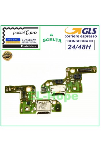 CONNETTORE RICARICA HUAWEI HONOR 8 FRD-L09 MICROFONO DOCK PCB TYPE-C USB CARICA