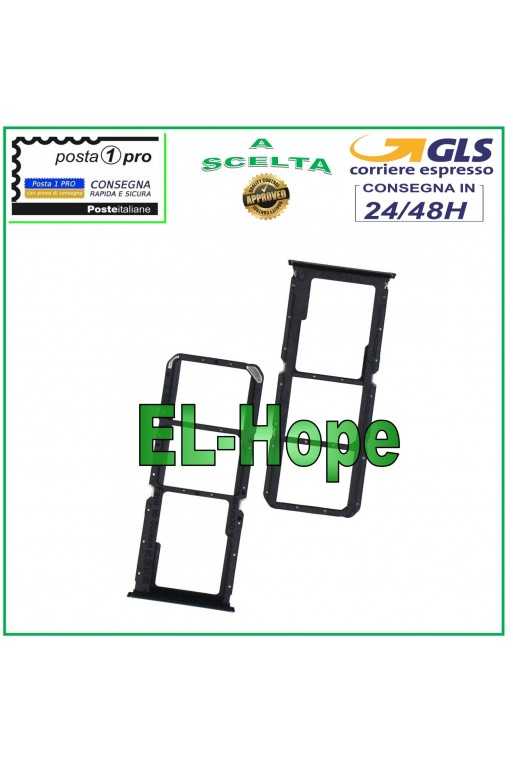 SLOT CARRELLO VANO SIM SCHEDA MICRO SD OPPO F19 / F19 PRO CPH2285 ALLOGGIO NERO SLOT CARRELLO VANO SIM SCHEDA MICRO SD OPPO F19 / F19 PRO CPH2285 ALLOGGIO NERO