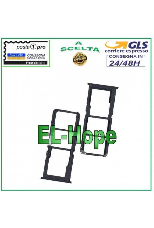 SLOT CARRELLO VANO SIM SCHEDA MICRO SD PER OPPO A7 A5S AX7 CHP1901 CHP1903 NERO SLOT CARRELLO VANO SIM SCHEDA MICRO SD PER OPPO A7 A5S AX7 CHP1901 CHP1903 NERO