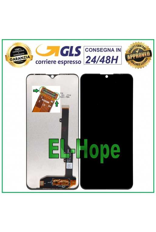 DISPLAY LCD PER ZTE BLADE 20 SMART V2050 TOUCH SCREEN VETRO SCHERMO MONITOR NERO DISPLAY LCD PER ZTE BLADE 20 SMART V2050 TOUCH SCREEN VETRO SCHERMO MONITOR NERO