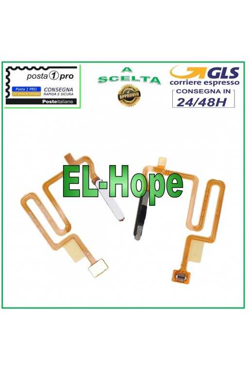 FLAT FLEX TASTO IMPRONTA DIGITALE FINGERPRINT PER OPPO A93 5G PCGM00 SILVER