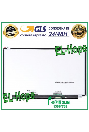 DISPLAY LTN156AT20-P01 LCD NOTEBOOK 15.6" 40 PIN SLIM 1366*768 SCHERMO HD LED