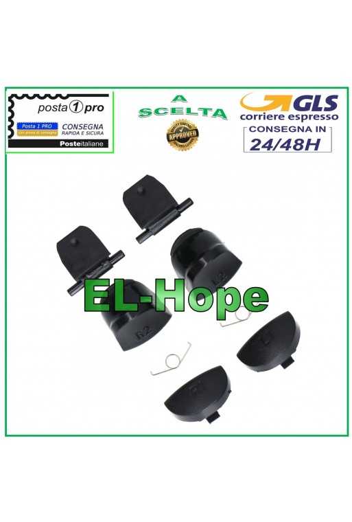 SET PULSANTI LEVA DI RICAMBIO L1 L2 R1 R2 + MOLLE CONTROLLER PS4 SLIM JDM-030 SET PULSANTI LEVA DI RICAMBIO L1 L2 R1 R2 + MOLLE CONTROLLER PS4 SLIM JDM-030