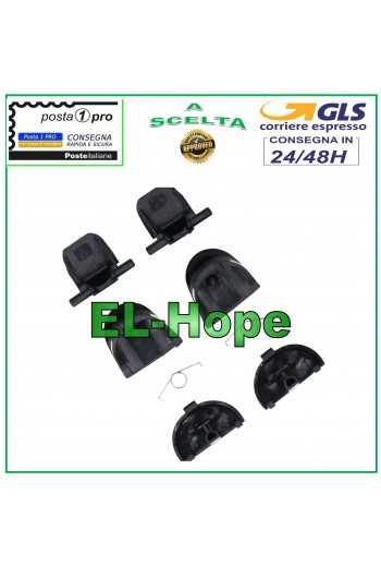 SET PULSANTI LEVA DI RICAMBIO L1 L2 R1 R2 + MOLLE CONTROLLER PS4 SLIM JDM-030