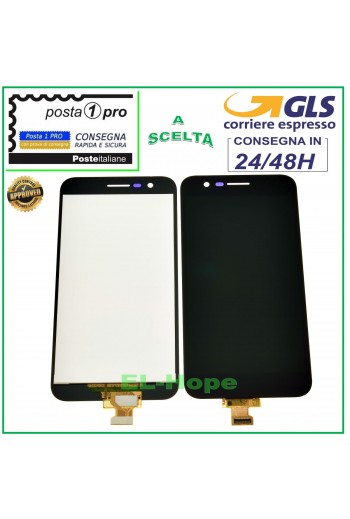 DISPLAY LCD PER LG K10 2017 M250 M250N TOUCH SCREEN SCHERMO VETRO NERO
