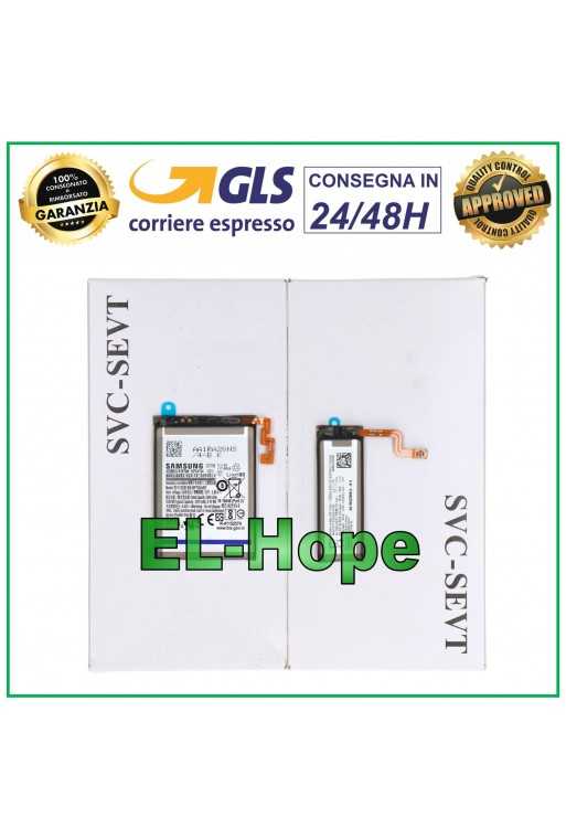COPPIA BATTERIA ORIGINALE SERVICE SAMSUNG GALAXY Z FLIP SM-F700 EB-BF701ABY