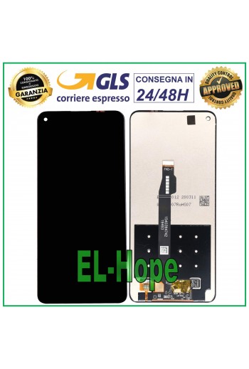 DISPLAY LCD TOUCH SCREEN PER HUAWEI P40 LITE 5G CDY-NX9A SCHERMO MONITOR NERO