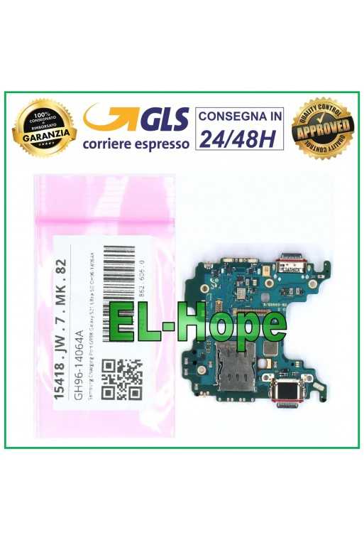 LETTORE SIM + CONNETTORE DOCK ORIGINALE SERVICE SAMSUNG GALAXY S21 ULTRA SM-G998