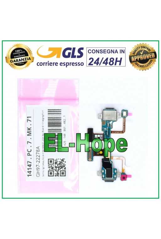 FLAT CONNETTORE RICARICA DOCK ORIGINALE SERVICE SAMSUNG GALAXY NOTE 9 SM-N960F FLAT CONNETTORE RICARICA DOCK ORIGINALE SERVICE SAMSUNG GALAXY NOTE 9 SM-N960F