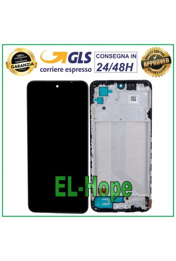 DISPLAY LCD OLED + FRAME PER XIAOMI REDMI NOTE 10S 4G M2101K7BNY TOUCH SCREEN