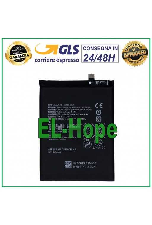 BATTERIA HB486486ECW PER HUAWEI P30 PRO VOG-L09 L29 BATTERY LI-ON PARI ORIGINALE