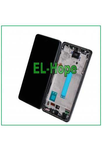 DISPLAY LCD TFT PER SAMSUNG GALAXY A52S 5G SM A528 A528B TOUCH SCREEN FRAME NERO