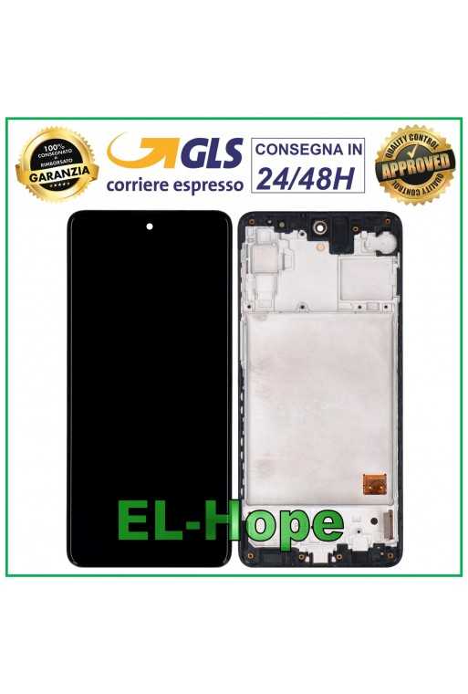 DISPLAY LCD OLED + FRAME PER SAMSUNG GALAXY M31S SM M317 F/FN TOUCH SCREEN VETRO DISPLAY LCD OLED + FRAME PER SAMSUNG GALAXY M31S SM M317 F/FN TOUCH SCREEN VETRO