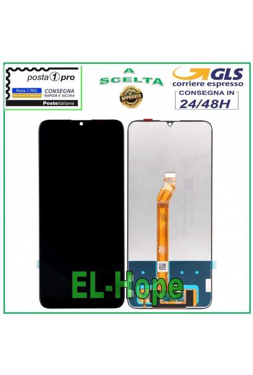 DISPLAY LCD PER HONOR X7 CMA-LX1 LX2 LX3 TOUCH SCREEN MONITOR SCHERMO VETRO NERO