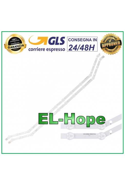 KIT 2 BARRE 12 LED PER TV 32" SAMSUNG D3GE-320SM1-R2 BN96-28763A UE32H5303AK