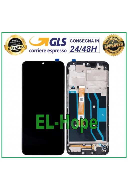 DISPLAY LCD + FRAME PER OPPO REALME NARZO 50A RMX3430 TOUCH SCREEN VETRO NERO DISPLAY LCD + FRAME PER OPPO REALME NARZO 50A RMX3430 TOUCH SCREEN VETRO NERO