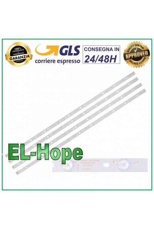 Ags LED TV Backlight Strip Kit For Haier 40" TV - 4 Bars, 12 LEDs Each, 815mm, 3pin - 30340012207, LED40D12-03-B