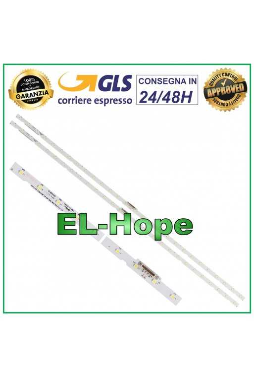 KIT 2 BARRE 28 LED PER TV 43" SAMSUNG ELED1101 AOT_43_NU7100F_2X28_3030C E88441 KIT 2 BARRE 28 LED PER TV 43" SAMSUNG ELED1101 AOT_43_NU7100F_2X28_3030C E88441