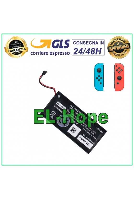 BATTERIA HAC-006 PER CONTROLLER JOYCON DESTRO - SINISTRO NINTENDO SWITCH 525 mAh BATTERIA HAC-006 PER CONTROLLER JOYCON DESTRO - SINISTRO NINTENDO SWITCH 525 mAh