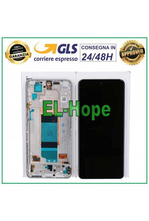 DISPLAY LCD ORIGINALE 100% SERVICE FRAME XIAOMI POCO F4 2022 TOUCH SCREEN SILVER DISPLAY LCD ORIGINALE 100% SERVICE FRAME XIAOMI POCO F4 2022 TOUCH SCREEN SILVER