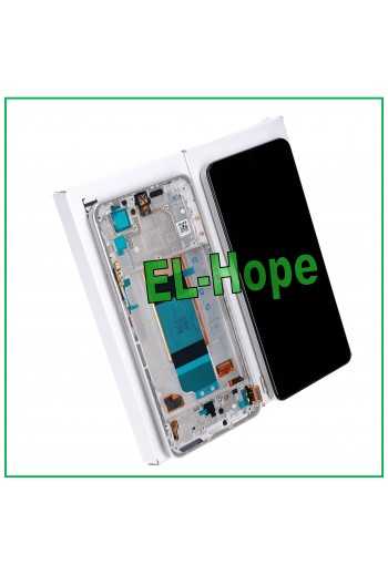 DISPLAY LCD ORIGINALE 100% SERVICE FRAME XIAOMI POCO F4 2022 TOUCH SCREEN SILVER
