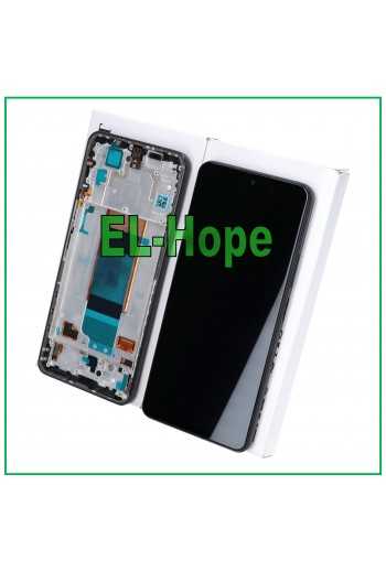 DISPLAY LCD ORIGINALE 100% SERVICE + FRAME XIAOMI POCO F4 2022 TOUCH SCREEN NERO