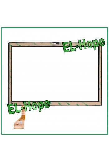 TOUCH SCREEN VETRO YESTEL X7 FLAT FLEX CODE HZYCTP-102044 10.1" BIADESIVO NERO