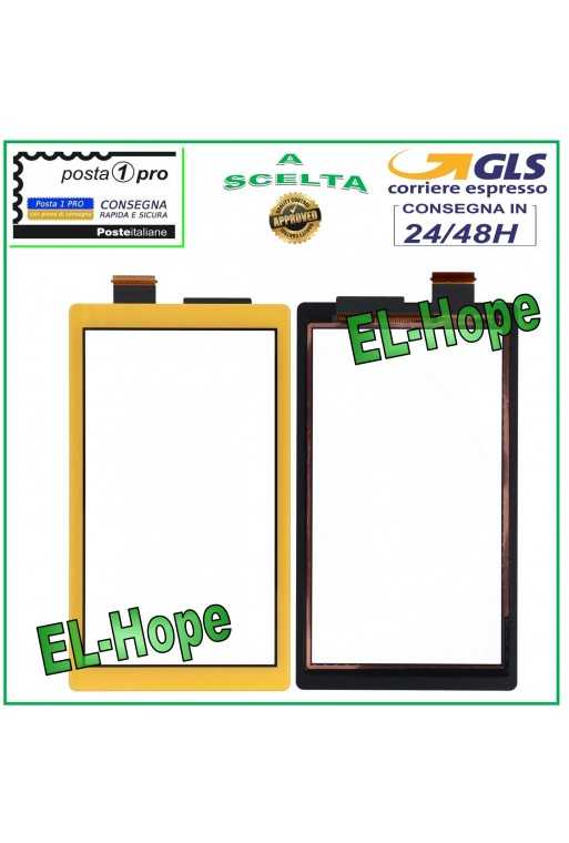TOUCH SCREEN VETRO PER NINTENDO SWITCH LITE GAME PAD DIGITIZER VETRINO GIALLO TOUCH SCREEN VETRO PER NINTENDO SWITCH LITE GAME PAD DIGITIZER VETRINO GIALLO