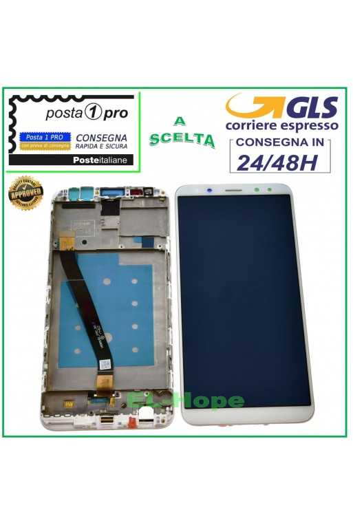 DISPLAY TOUCH LCD + FRAME PER HUAWEI MATE 10 LITE RNE-L01 L21 NOVA 2i BIANCO DISPLAY TOUCH LCD + FRAME PER HUAWEI MATE 10 LITE RNE-L01 L21 NOVA 2i BIANCO