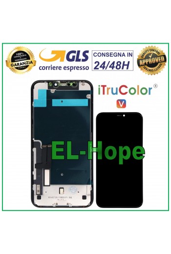DISPLAY LCD iTruColor HD INCELL PER APPLE IPHONE 11 SCHERMO TOUCH SCREEN SCHERMO