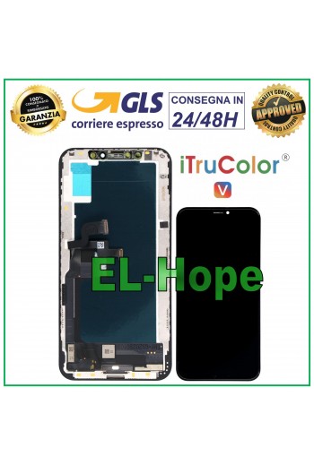 DISPLAY LCD iTruColor HD INCELL PER APPLE IPHONE XS TOUCH SCREEN SCHERMO MONITOR