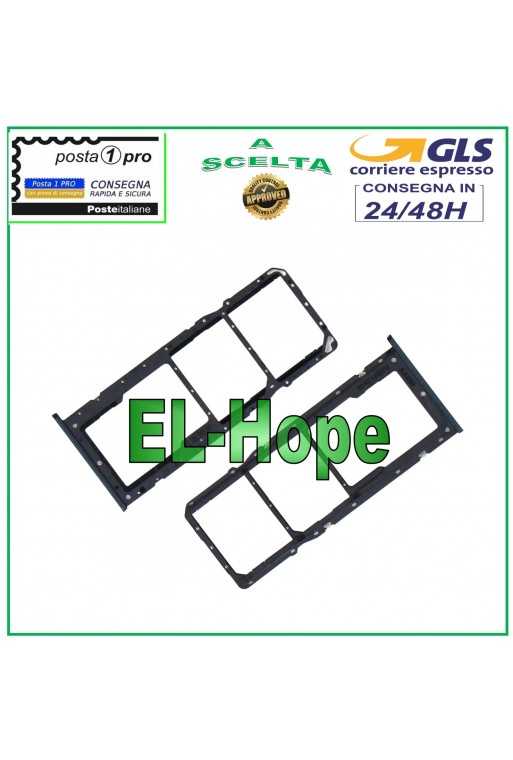 SLOT CARRELLO VANO SIM SCHEDA MICRO SD PER OPPO REALME C31 RMX3501 NERO SLOT CARRELLO VANO SIM SCHEDA MICRO SD PER OPPO REALME C31 RMX3501 NERO