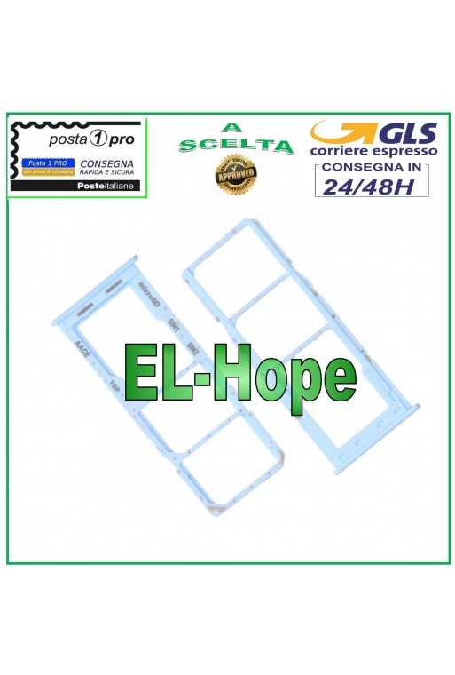 SLOT CARRELLO VANO SCHEDA NANO SIM + MICRO SD SAMSUNG GALAXY A13 SM A135 F BLU SLOT CARRELLO VANO SCHEDA NANO SIM + MICRO SD SAMSUNG GALAXY A13 SM A135 F BLU